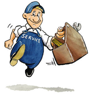 Mausexpress Servicemann